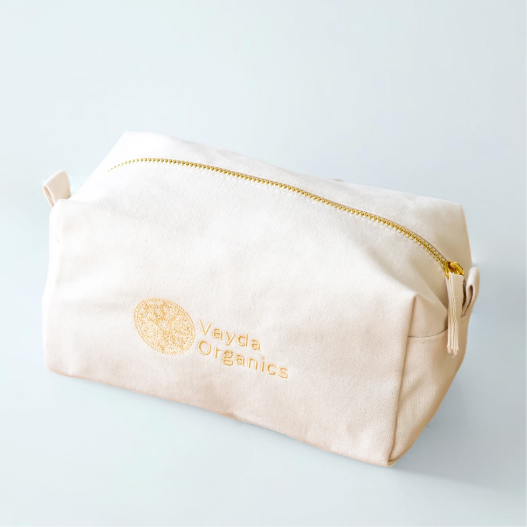 100% Cotton Cosmetic Bag